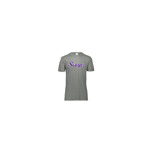 Mens Tri Blend - Script - Grey